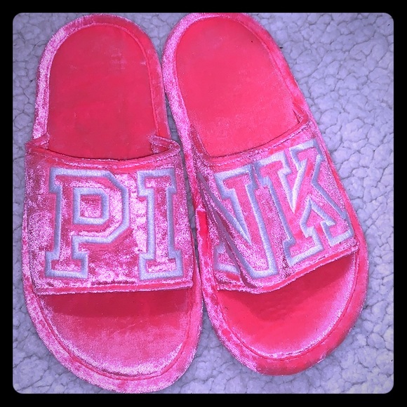 PINK Victoria's Secret Shoes - Pink house shoes